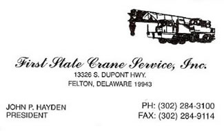 First State Crane Service